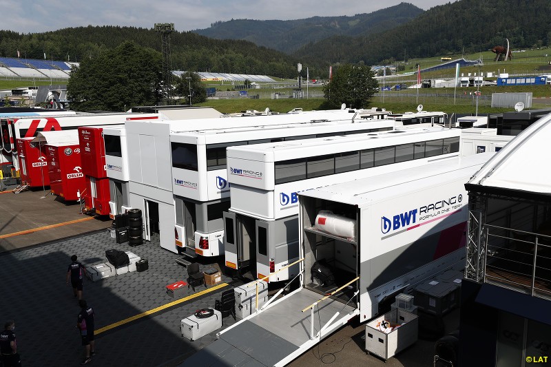Austrian GP paddock atmosphere 2020