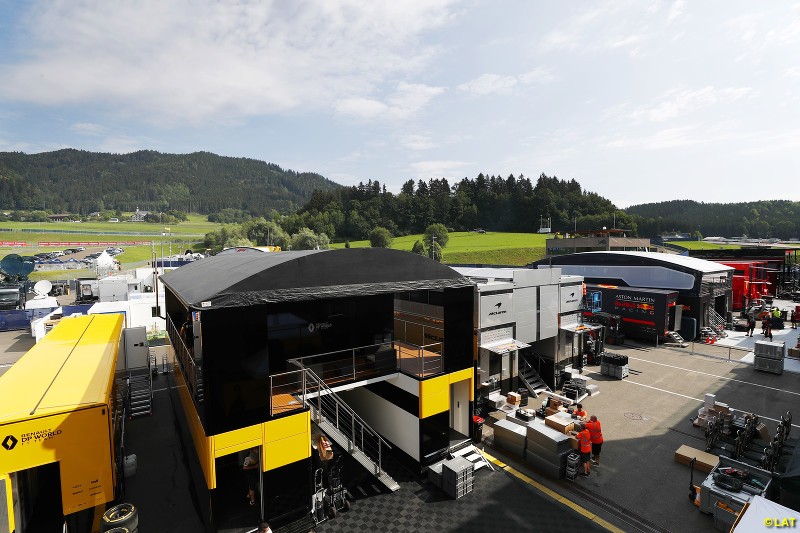 Austrian GP paddock atmosphere 2020