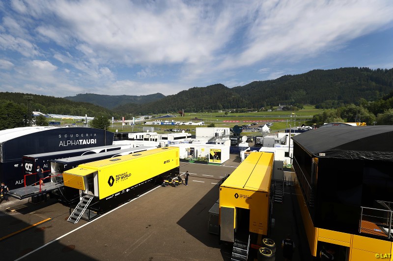 Austrian GP paddock atmosphere 2020