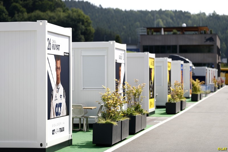 Austrian GP paddock atmosphere 2020