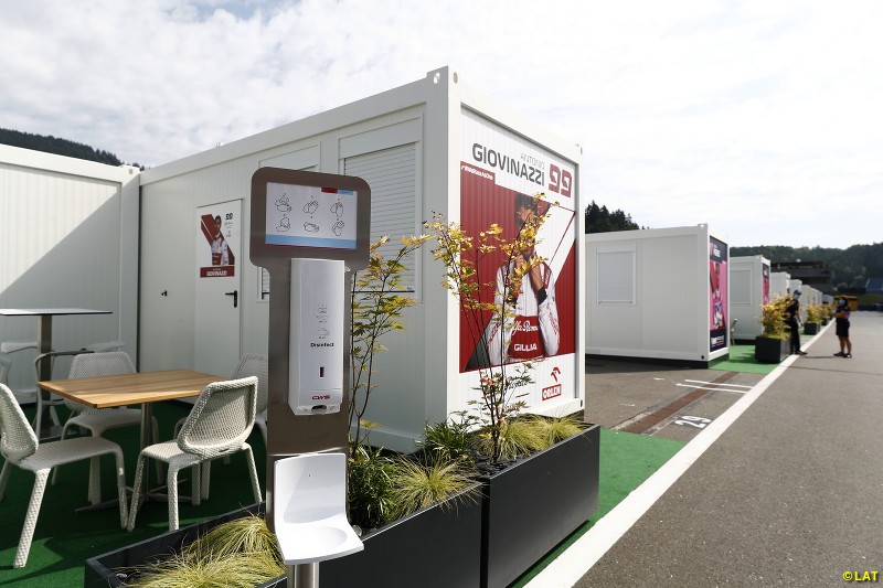 Austrian GP paddock atmosphere 2020