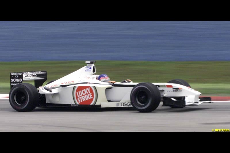2002 Malaysian Grand Prix - Qualifying. Sepang, Malaysia, 16th March 2002.
