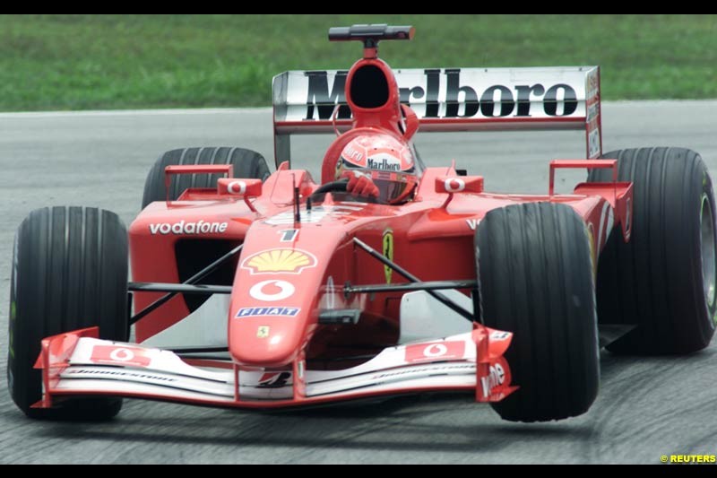 2002 Malaysian Grand Prix - Qualifying. Sepang, Malaysia, 16th March 2002.