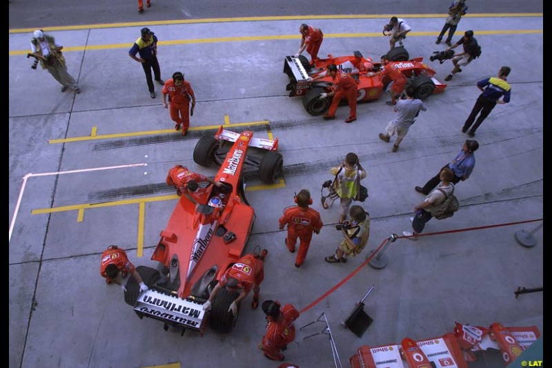 2002 Malaysian Grand Prix - Saturday Free Practice. Sepang, Malaysia, 16th March 2002.