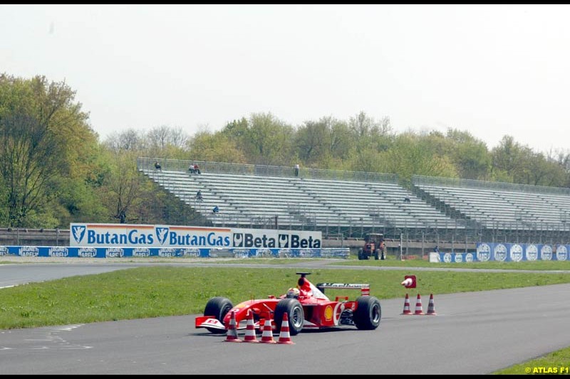 Luciano Burti, 2002 Formula One Testing, Monza, Italy. 16-18 April 2002. 