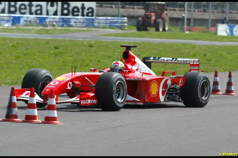 Luciano Burti, 2002 Formula One Testing, Monza, Italy. 16-18 April 2002.