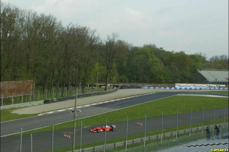 Luciano Burti, 2002 Formula One Testing, Monza, Italy. 16th April 2002. 