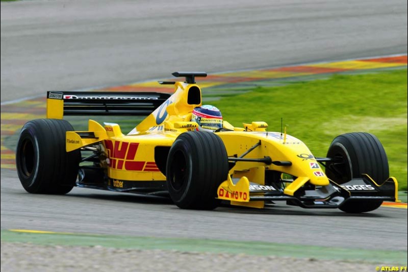 Takuma Sato, Jordan, 2002 Formula One Testing, Valencia, Spain. 02-04 April 2002. 