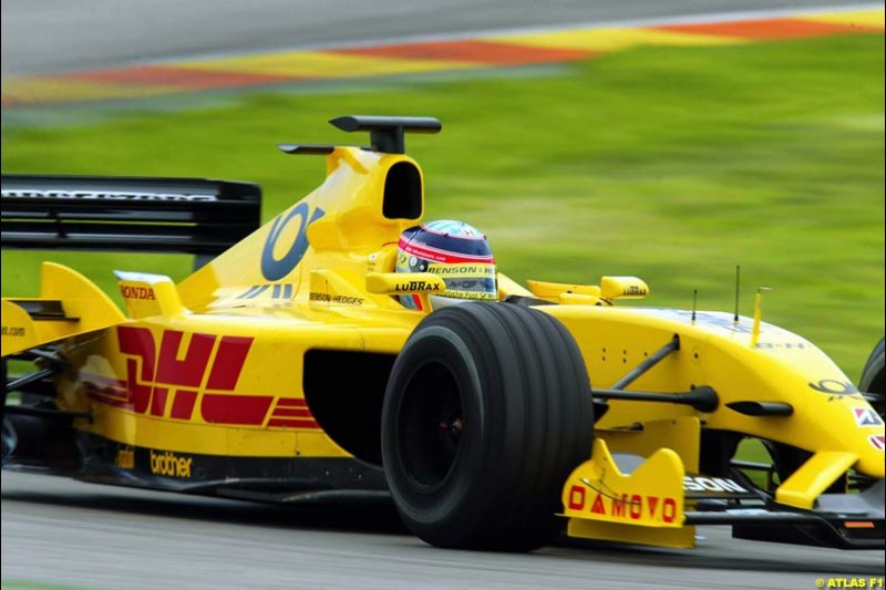 Takuma Sato, Jordan, 2002 Formula One Testing, Valencia, Spain. 02-04 April 2002.