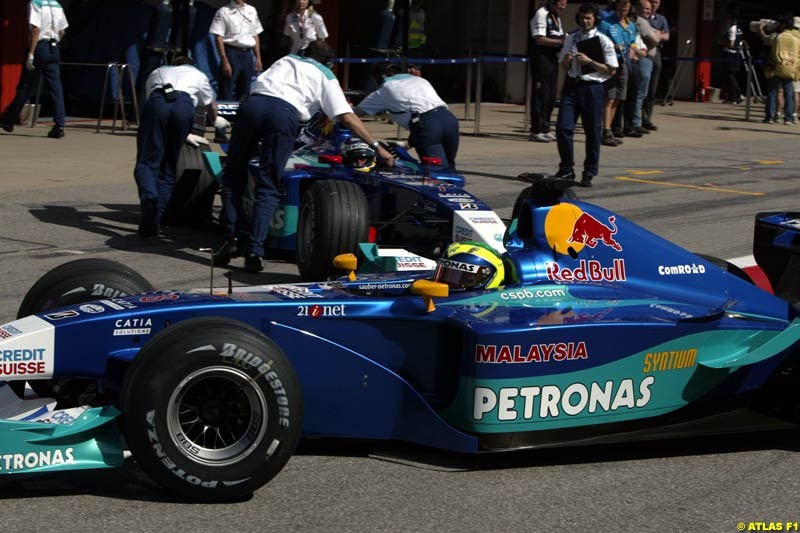 2002 Spanish Grand Prix, Barcelona, Spain. Friday, 25th April 2002.