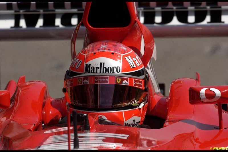 2002 Spanish Grand Prix, Barcelona, Spain. Friday, 25th April 2002.