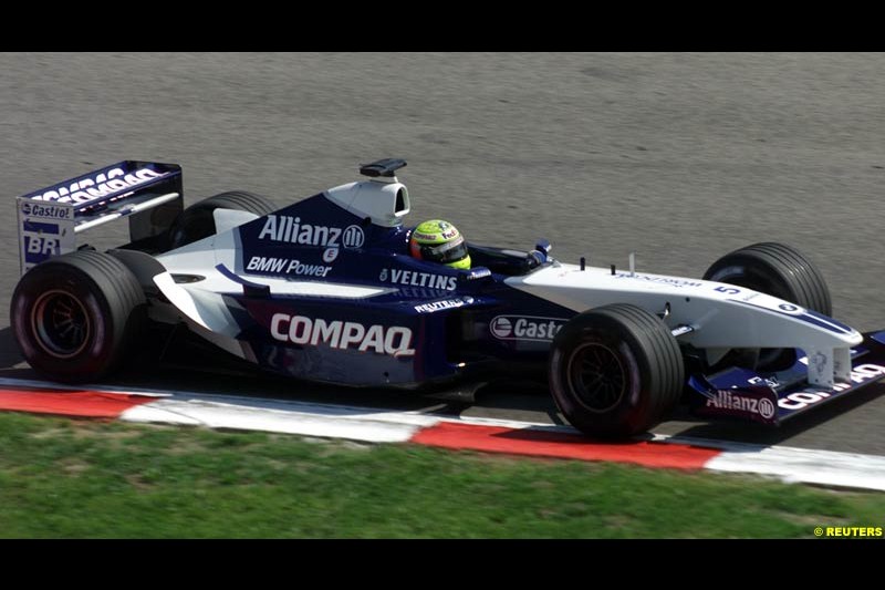 2002 Spanish Grand Prix, Barcelona, Spain. Friday, 25th April 2002. Ralf Schumacher, Williams
