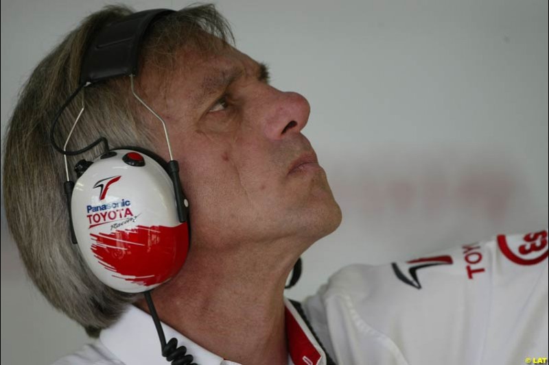 2002 Spanish Grand Prix, Barcelona, Spain. Friday, 25th April 2002. Gustav Brunner, Toyota