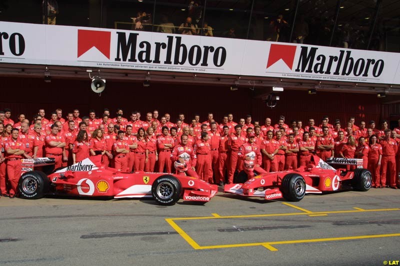 2002 Spanish Grand Prix - Preparations - Barcelona, Spain, 25th April 2002.