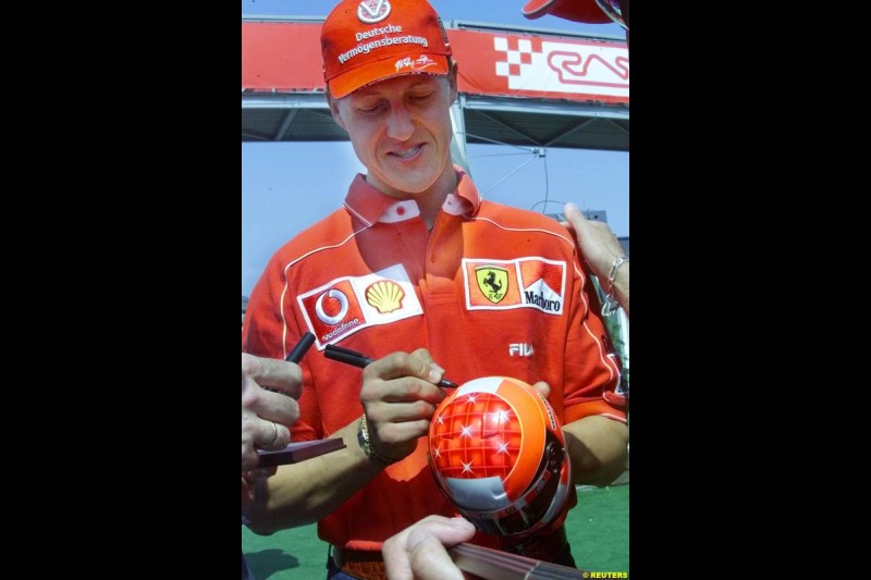 2002 Spanish Grand Prix - Preparations - Barcelona, Spain, 25th April 2002.