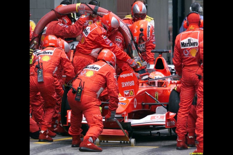 2002 Spanish Grand Prix, Barcelona, Spain. Sunday race. 28th April 2002.