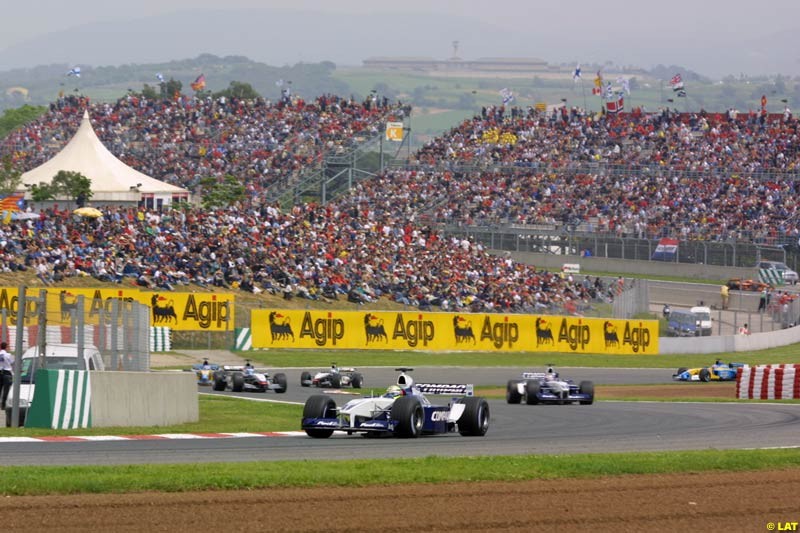 2002 Spanish Grand Prix, Barcelona, Spain. Sunday race. 28th April 2002.