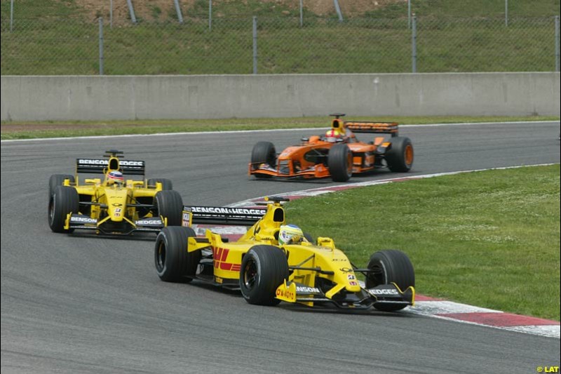 2002 Spanish Grand Prix, Barcelona, Spain. Sunday race. 28th April 2002.