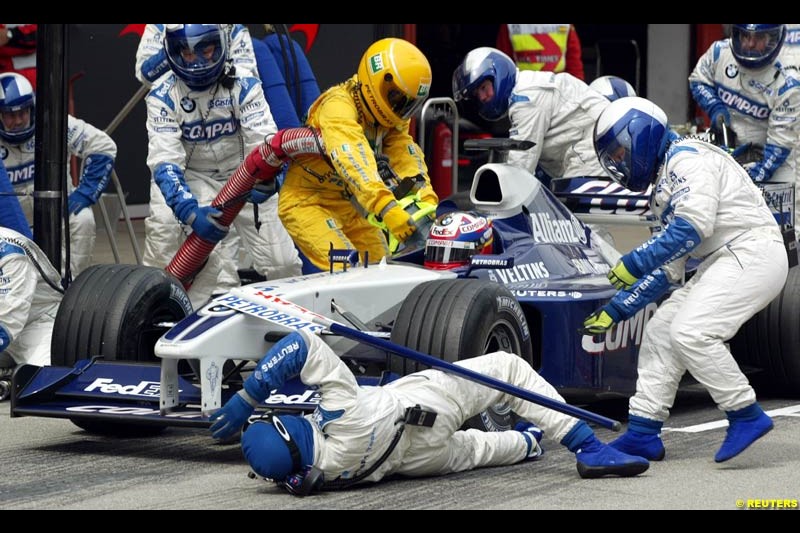 2002 Spanish Grand Prix, Barcelona, Spain. Sunday race. 28th April 2002.