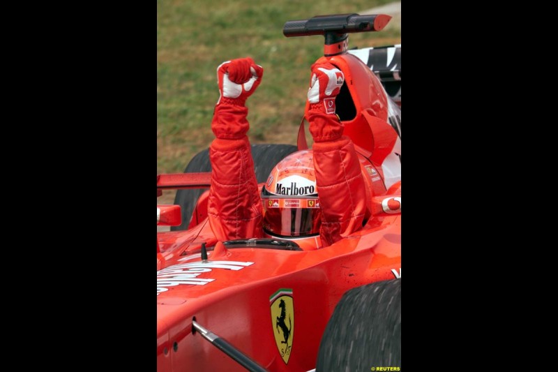 2002 Spanish Grand Prix, Barcelona, Spain. Sunday race. 28th April 2002.