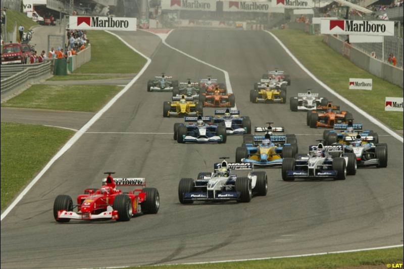 2002 Spanish Grand Prix, Barcelona, Spain. Sunday race. 28th April 2002.