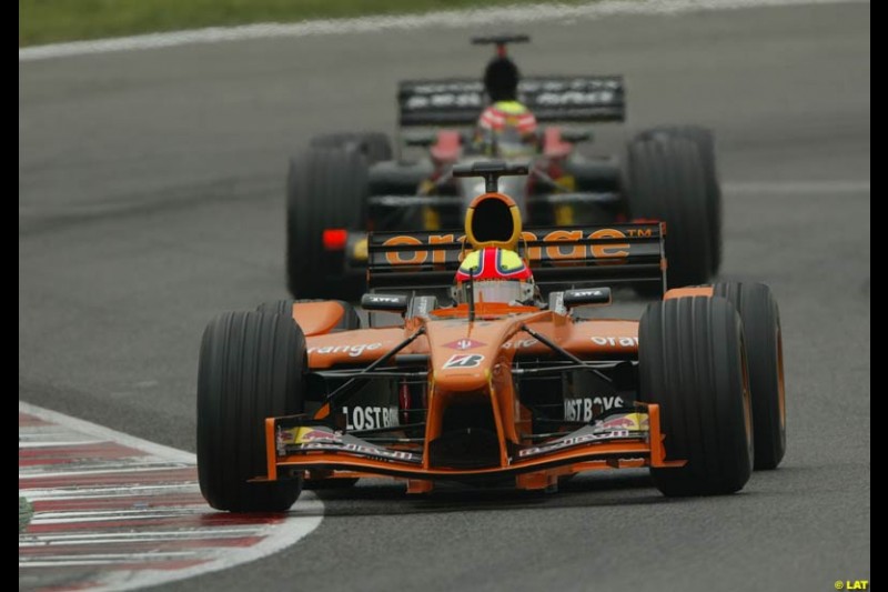 2002 Spanish Grand Prix, Barcelona, Spain. Sunday warm-up. 28th April 2002.