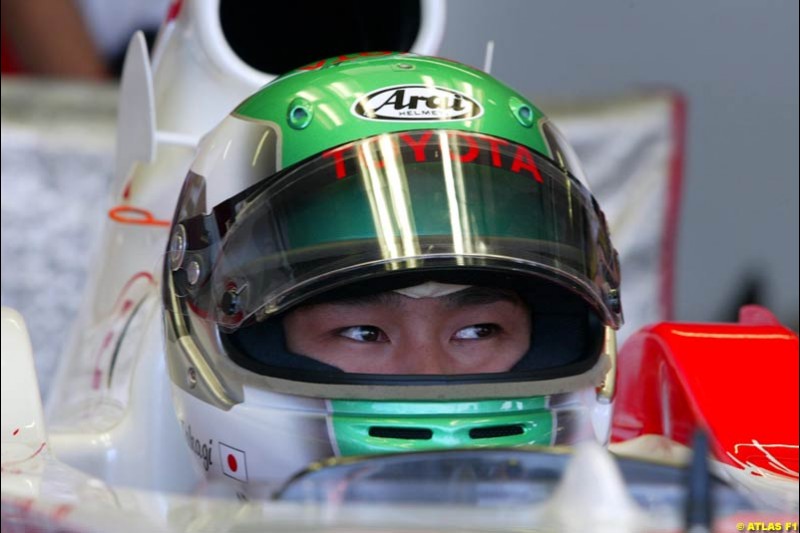 Tora Takagi, Toyota, 2002 Formula One Testing, Paul Ricard, France. 16th May 2002. 