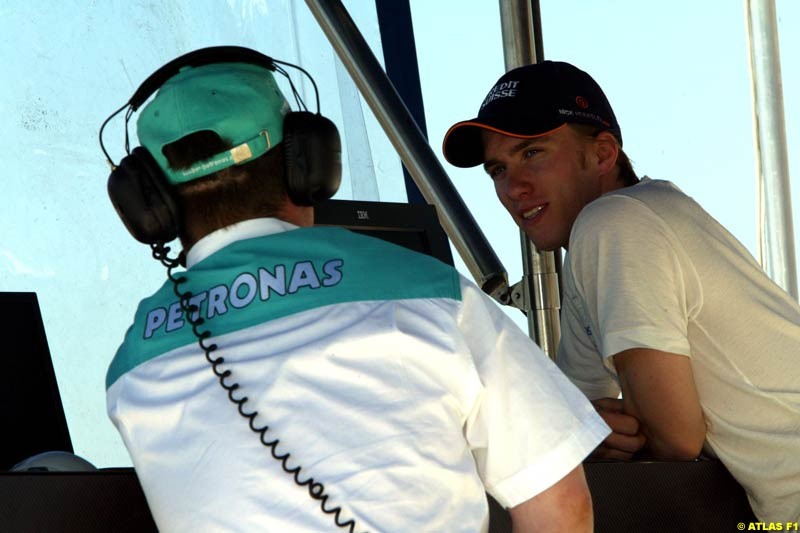 Nick Heidfeld, Sauber, 2002 Formula One Testing, Paul Ricard, France. 15th May 2002.