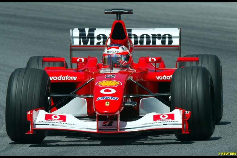2002 Austrian Grand Prix - Qualifying. A1 Ring, Austria. 11th May 2002.