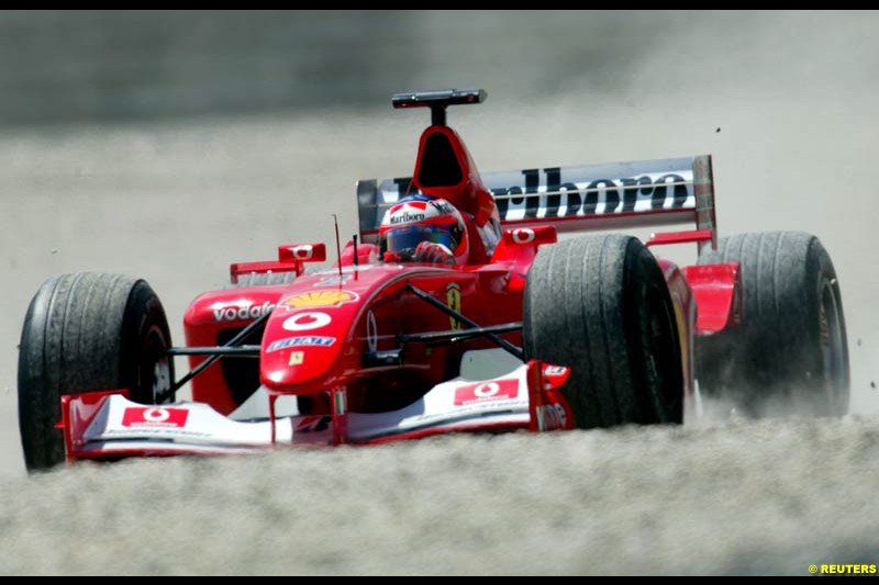 2002 Austrian Grand Prix - Qualifying. A1 Ring, Austria. 11th May 2002.