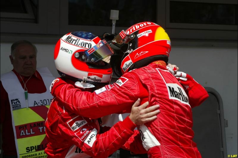 2002 Austrian Grand Prix - Qualifying. A1 Ring, Austria. 11th May 2002.