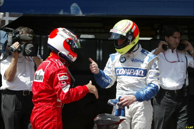 2002 Austrian Grand Prix - Qualifying. A1 Ring, Austria. 11th May 2002.