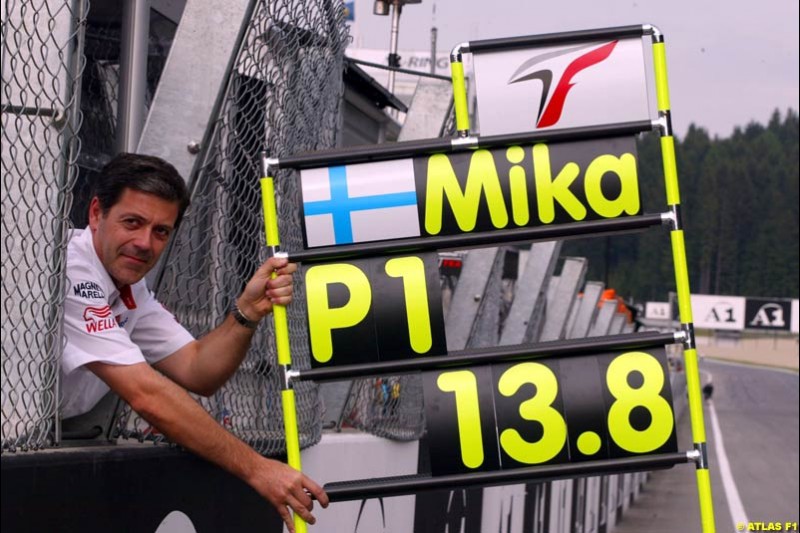 2002 Austrian Grand Prix - Friday free practice. A1 Ring, Austria. 10th May 2002.