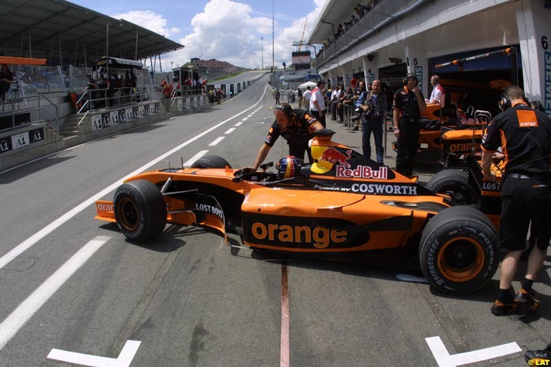 2002 Austrian Grand Prix - Friday free practice. A1 Ring, Austria. 10th May 2002.