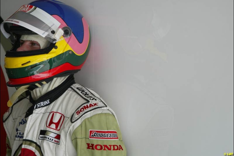 2002 Austrian Grand Prix - Friday free practice. A1 Ring, Austria. 10th May 2002. Jacques Villeneuve, BAR