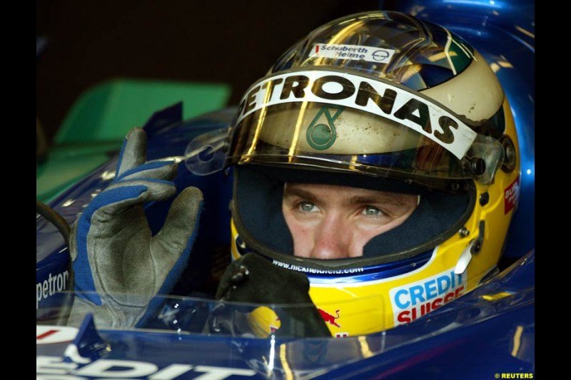 2002 Austrian Grand Prix - Friday free practice. A1 Ring, Austria. 10th May 2002. Nick Heidfeld, Sauber