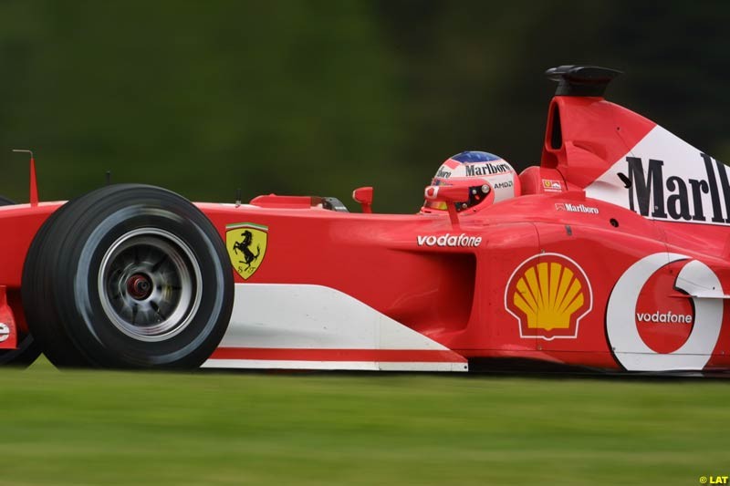 2002 Austrian Grand Prix - Friday free practice. A1 Ring, Austria. 10th May 2002.