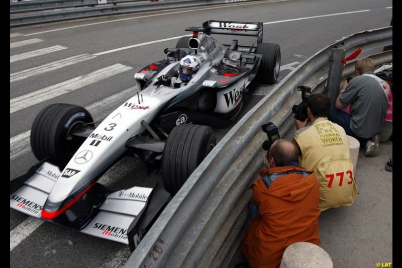 2002 Monaco Grand Prix - Thursday Free Practice. Monte Carlo, Monaco. 23rd May 2002