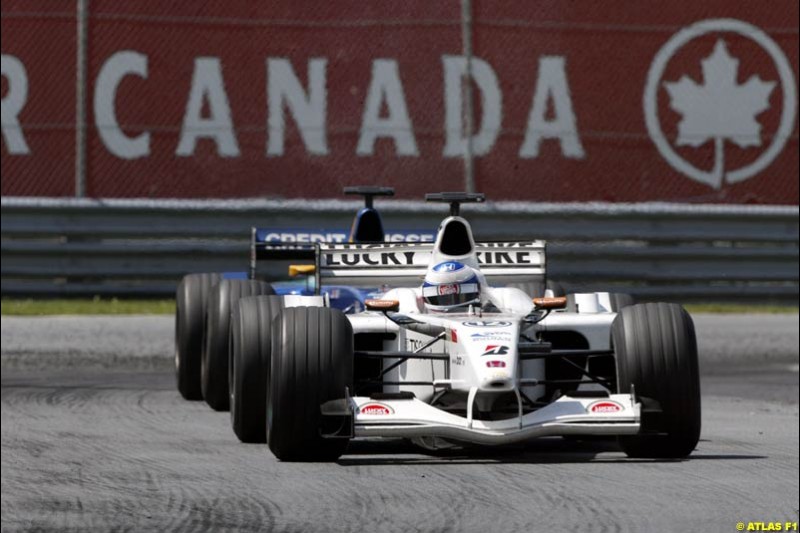 2002 Canadian Grand Prix - Sunday Race. Montreal, Canada. 9th June 2002. 