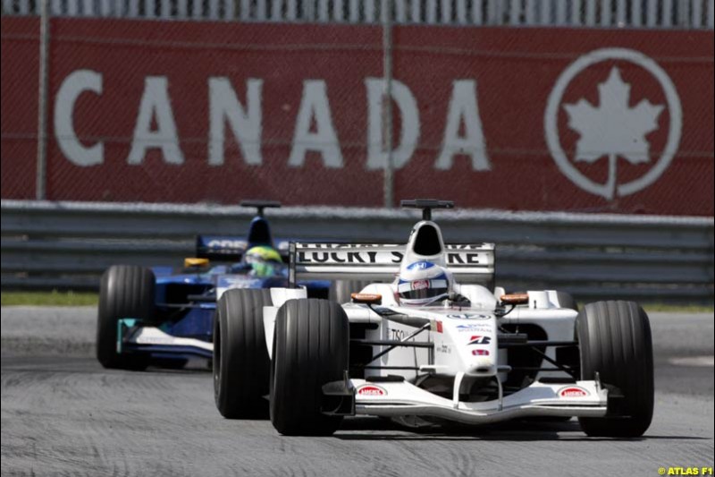 2002 Canadian Grand Prix - Sunday Race. Montreal, Canada. 9th June 2002. 