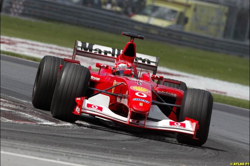 2002 Canadian Grand Prix - Sunday Race. Montreal, Canada. 9th June 2002. 