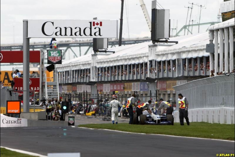 2002 Canadian Grand Prix - Sunday Race. Montreal, Canada. 9th June 2002. 