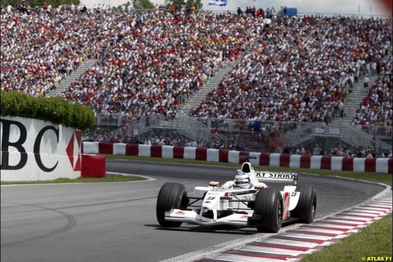 2002 Canadian Grand Prix - Sunday Race. Montreal, Canada. 9th June 2002. 