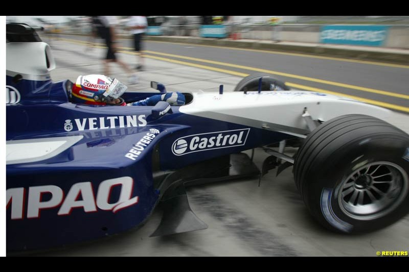 2002 European Grand Prix - Friday Practice Nurburgring, Germany. 21st June 2002.