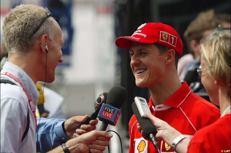 2002 European Grand Prix - Thursday. Nurburgring, Germany. 20th June 2002.