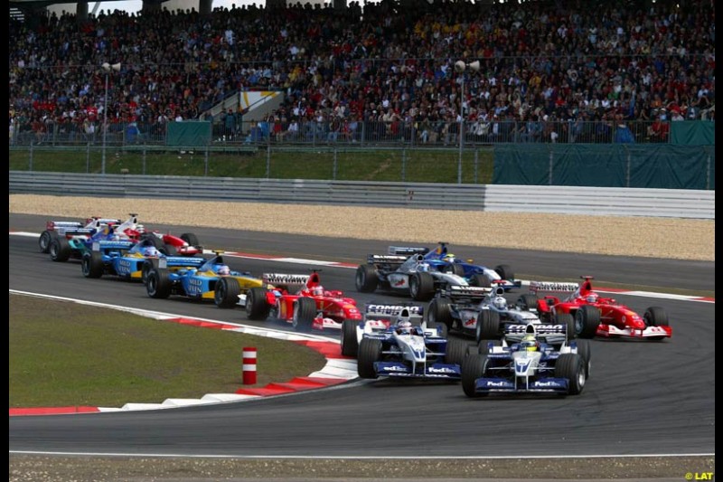 2002 European Grand Prix - Race. Nurburgring, Germany. 23rd June 2002