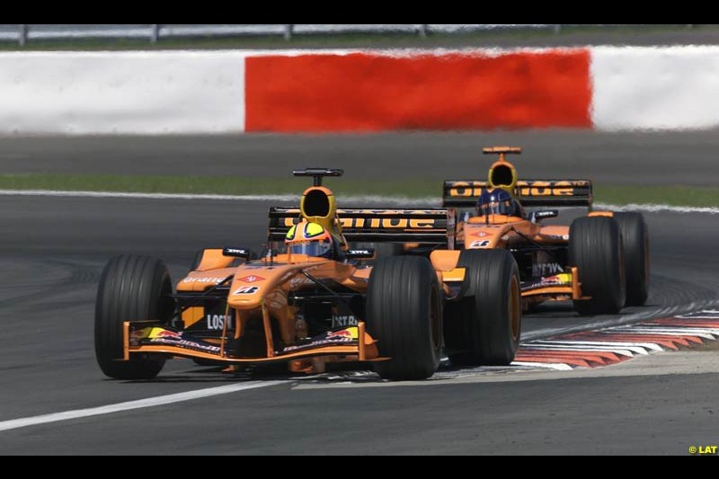 2002 European Grand Prix - Race. Nurburgring, Germany. 23rd June 2002
