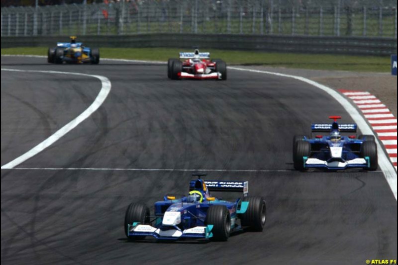 2002 European Grand Prix - Race. Nurburgring, Germany. 23rd June 2002