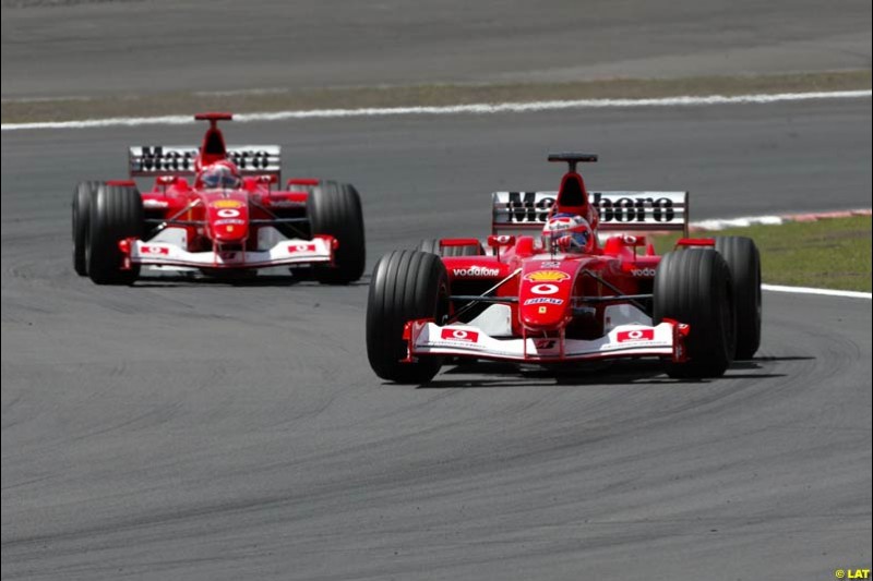 2002 European Grand Prix - Race. Nurburgring, Germany. 23rd June 2002