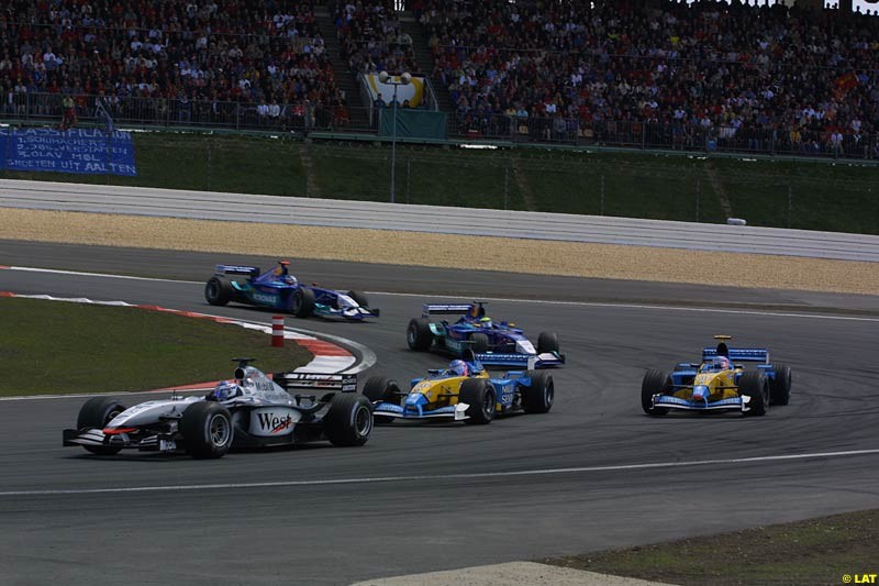 2002 European Grand Prix - Race. Nurburgring, Germany. 23rd June 2002